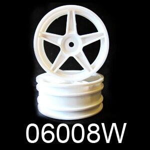 Himoto 06008W Front Rims White 1:10 Buggy